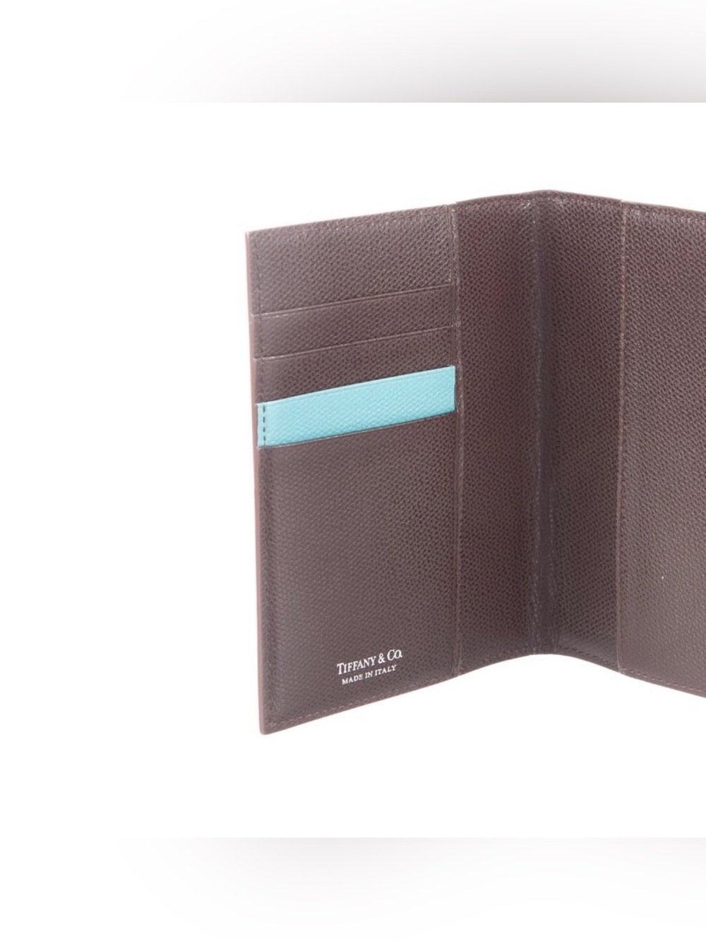 Tiffany & Co. Dark Brown Passport Holder